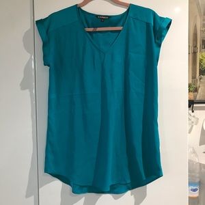 Express V-neck Satin blouse